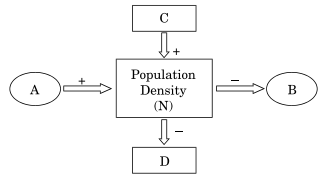 Study the schematic representation given above and answer the following